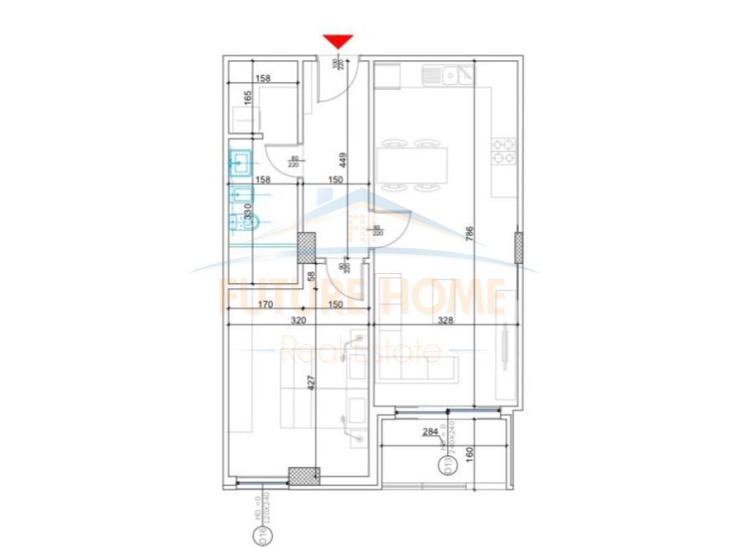 Shitet, Apartament 1+1, Liqeni i Thate 3