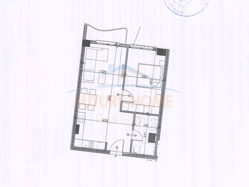 Shitet, Apartament 1+1, Aluna Residence, Paskuqan