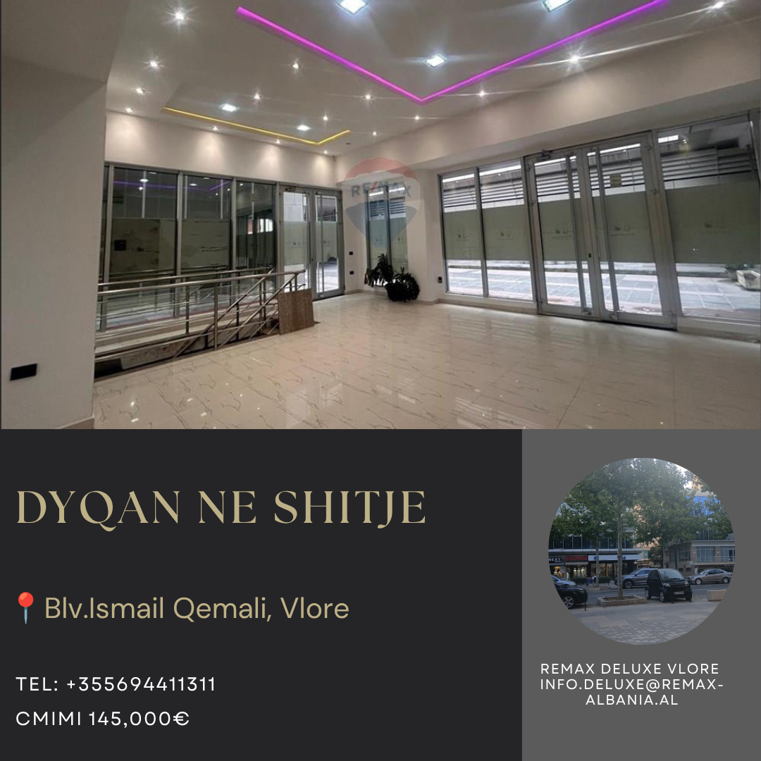 🏢 AMBIENT BIZNESI NË SHITJE NË NJË NGA ZONAT MË TË KËRKUARA TË VLORËS!