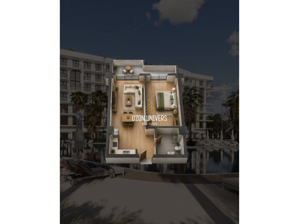 Apartament 1+1 për shitje, Bonita Luxury, Golem!