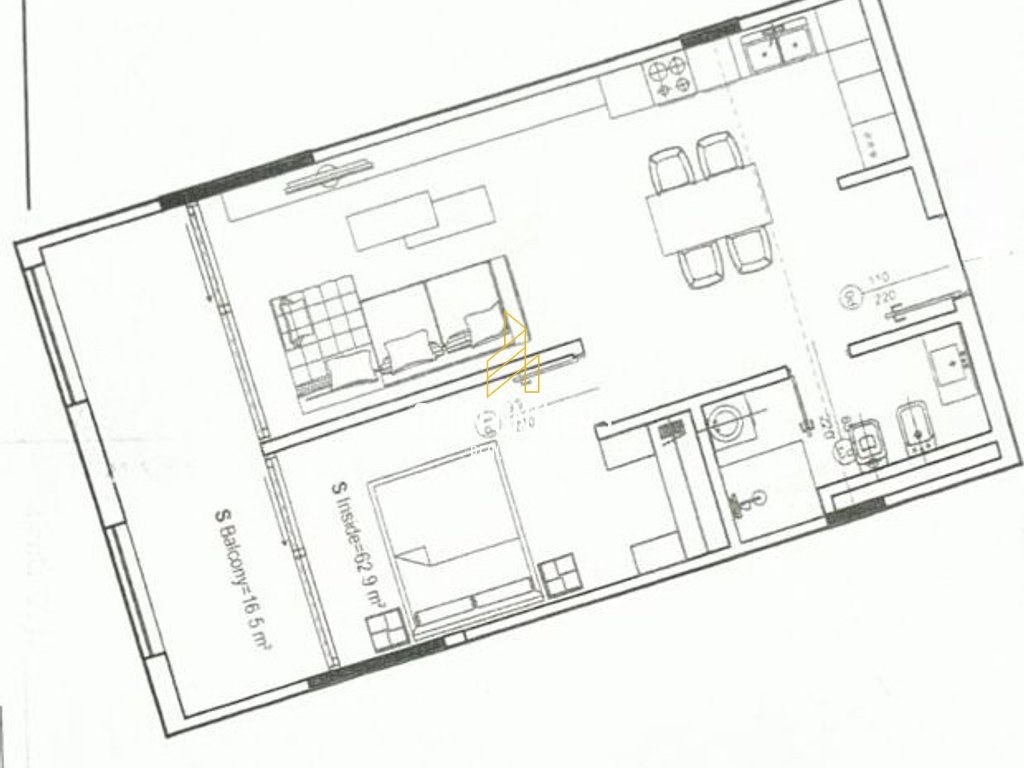 Apartament 1+1 për shitje tek Folie Marine ,Jalë! 2