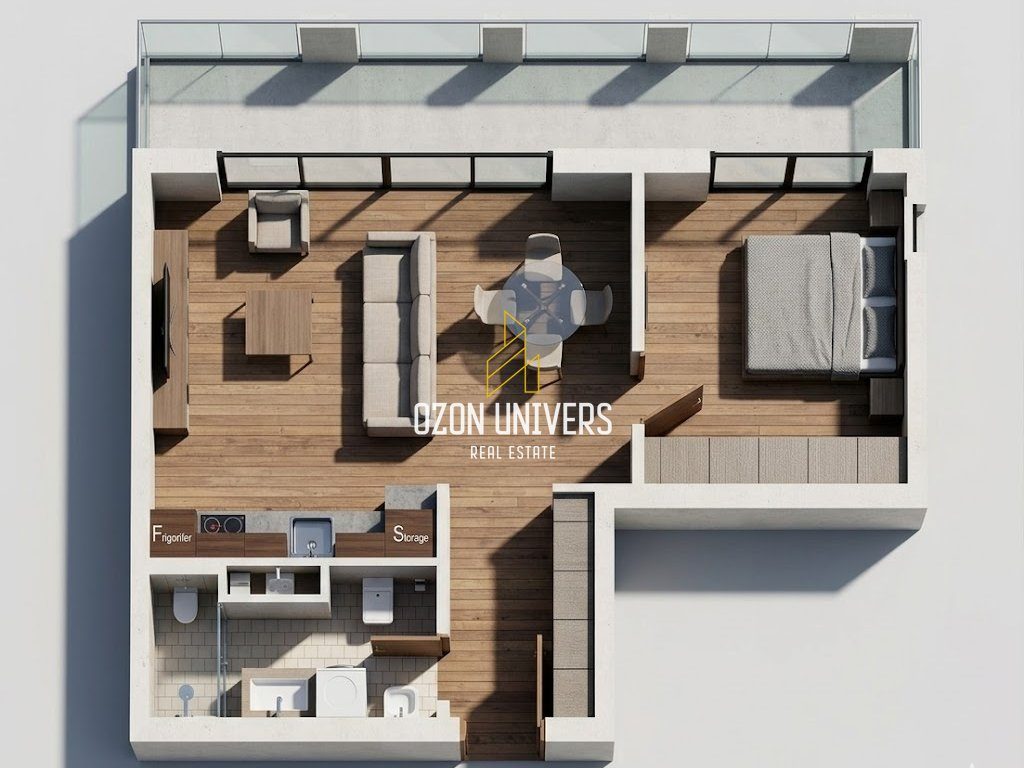 Apartament 1+1 për shitje tek One Orikum Bay, Përballe Portit! 1