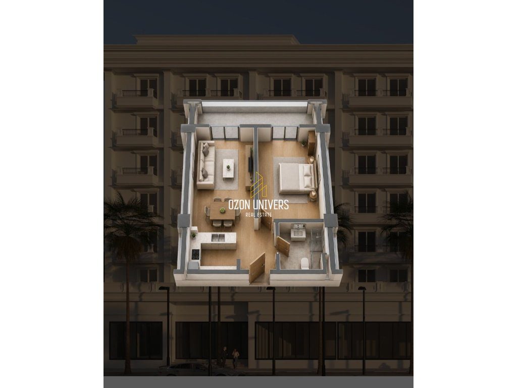 Apartament 1+1 për shitje tek Kompleksi Viena,Golem!