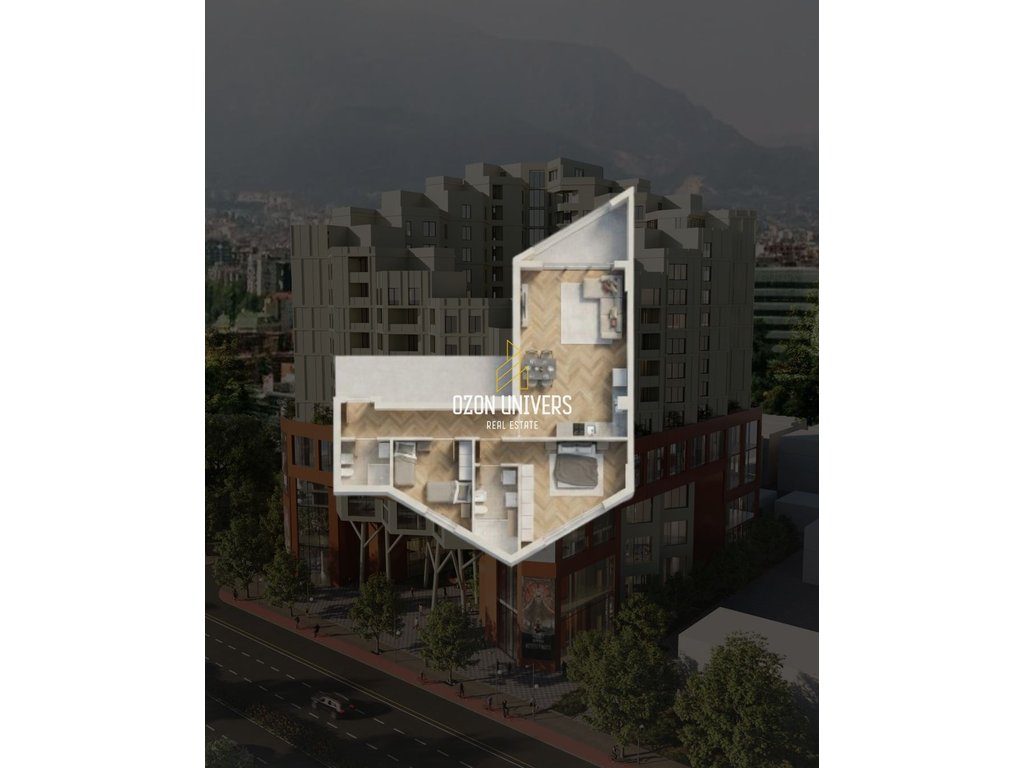 Apartament 2+1+2 për shitje tek Colonnade Residence, Rruga Dritan Hoxha!