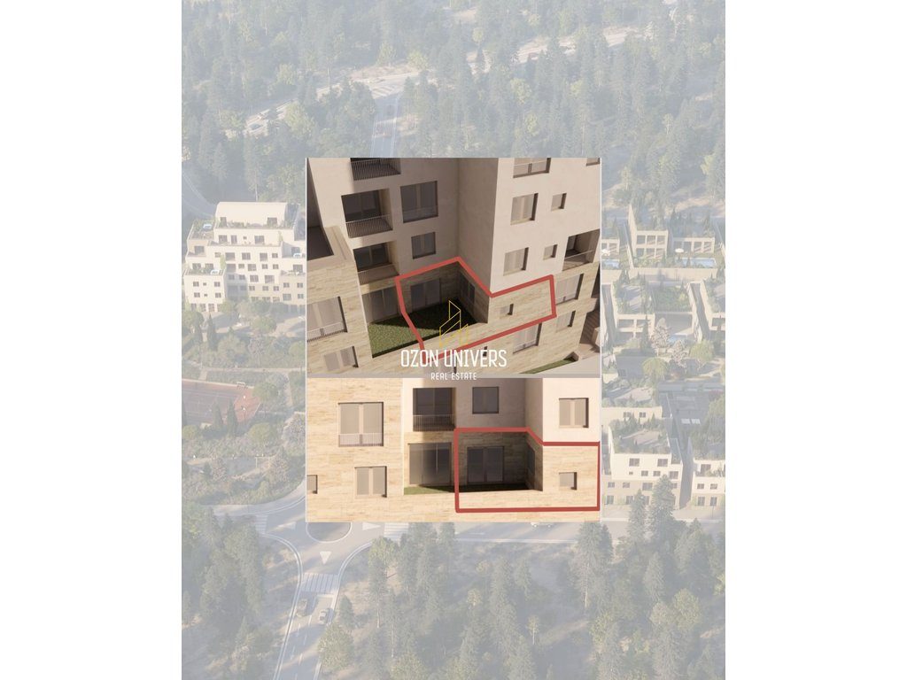 Apartament 1+1+Verandë për shitje tek Village Square – Drimadhë! 1