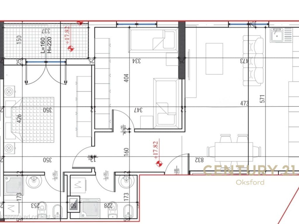 SHITET APARTAMENT 2+1+2 PLUS POST PARKIMI TEK SHKOLLA E KUQE !