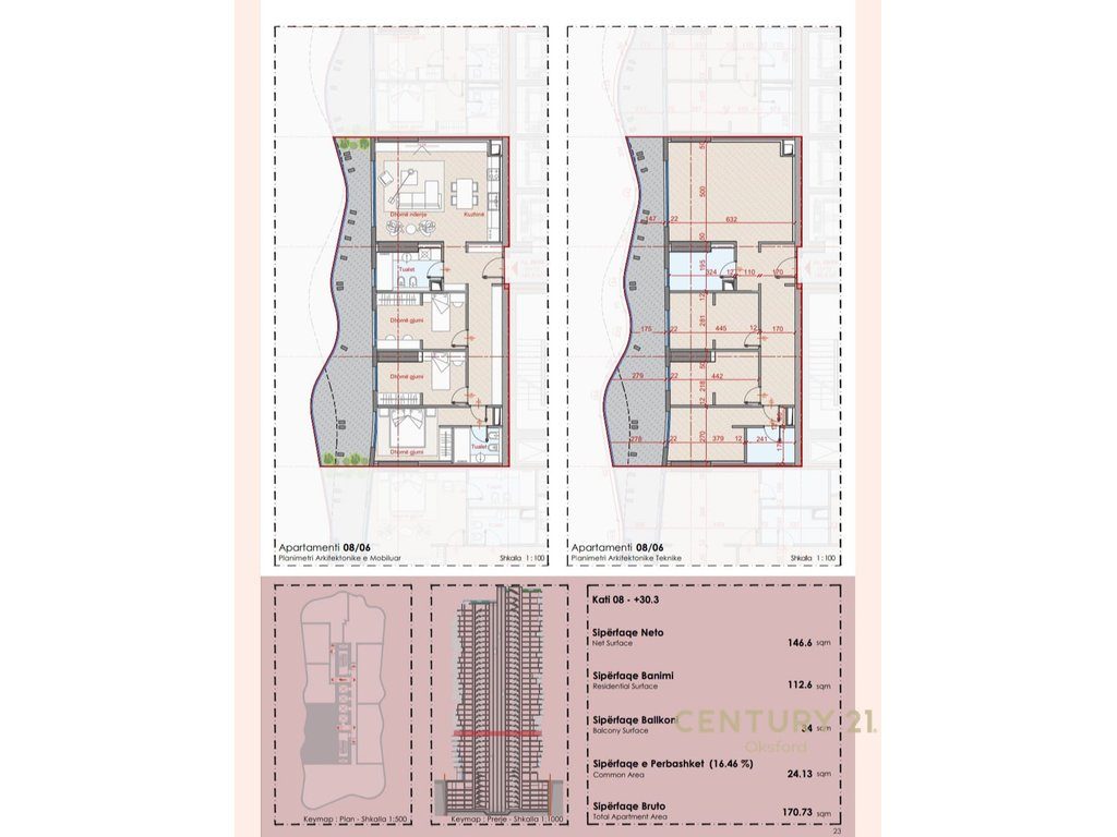 SHITET APARTAMENT 3+1+2 TEK TOP SEVEN TOWER!