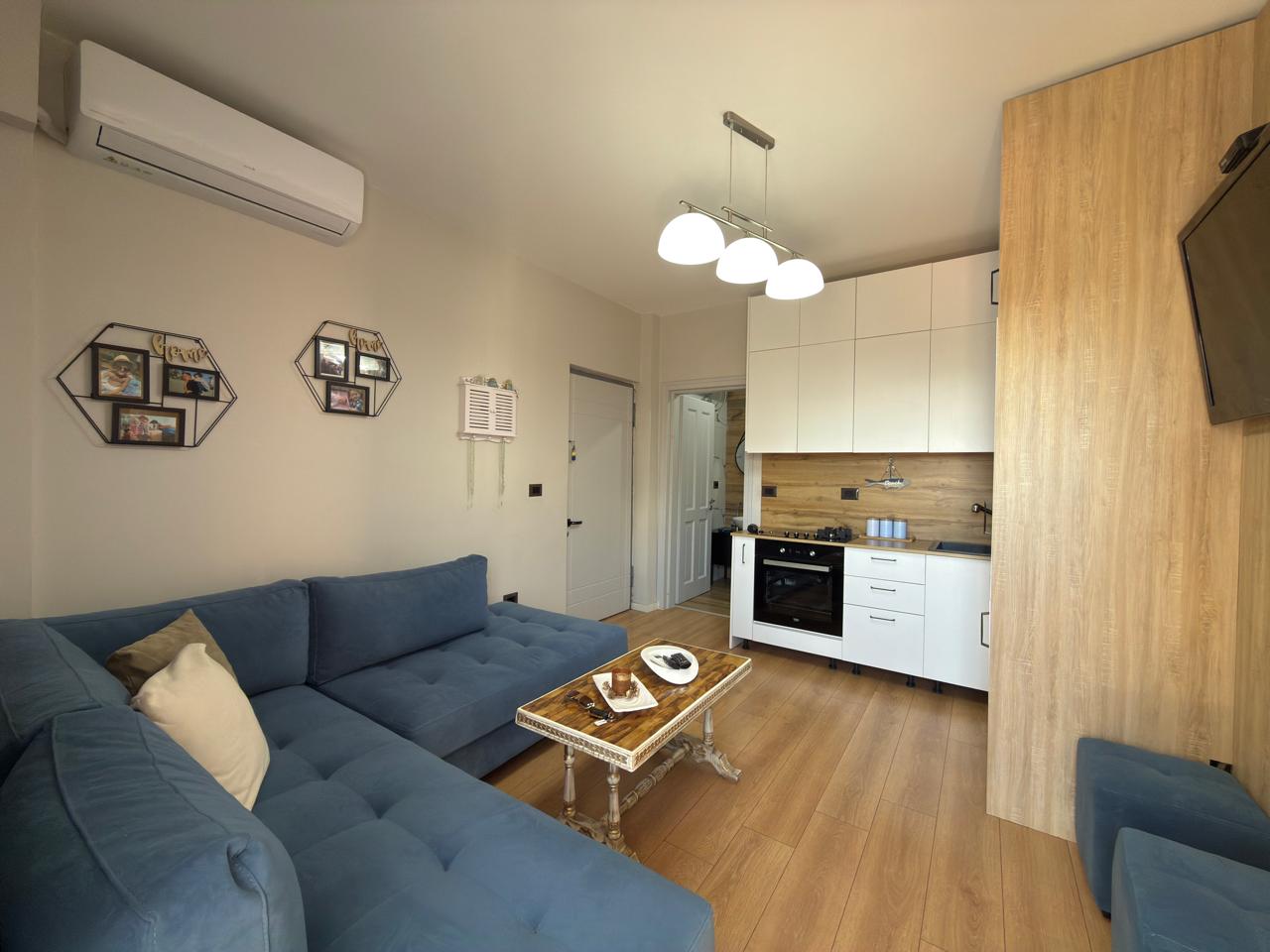 Jepet me qira apartament 1+1 në Golem | Pallat i ri me ashensor 2