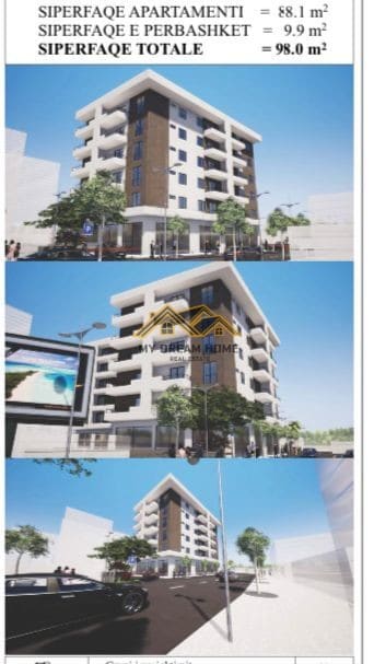 SHESIM APARTAMENT 2+1, RRUGA A.GOGA, DURRES!