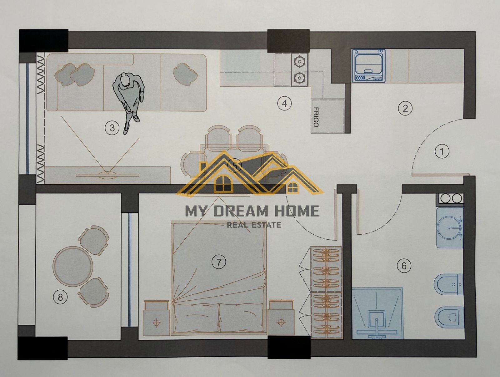 GOLEM,SHESIM APARTAMENT 1+1 TE LIBURNA RESIDENCE!