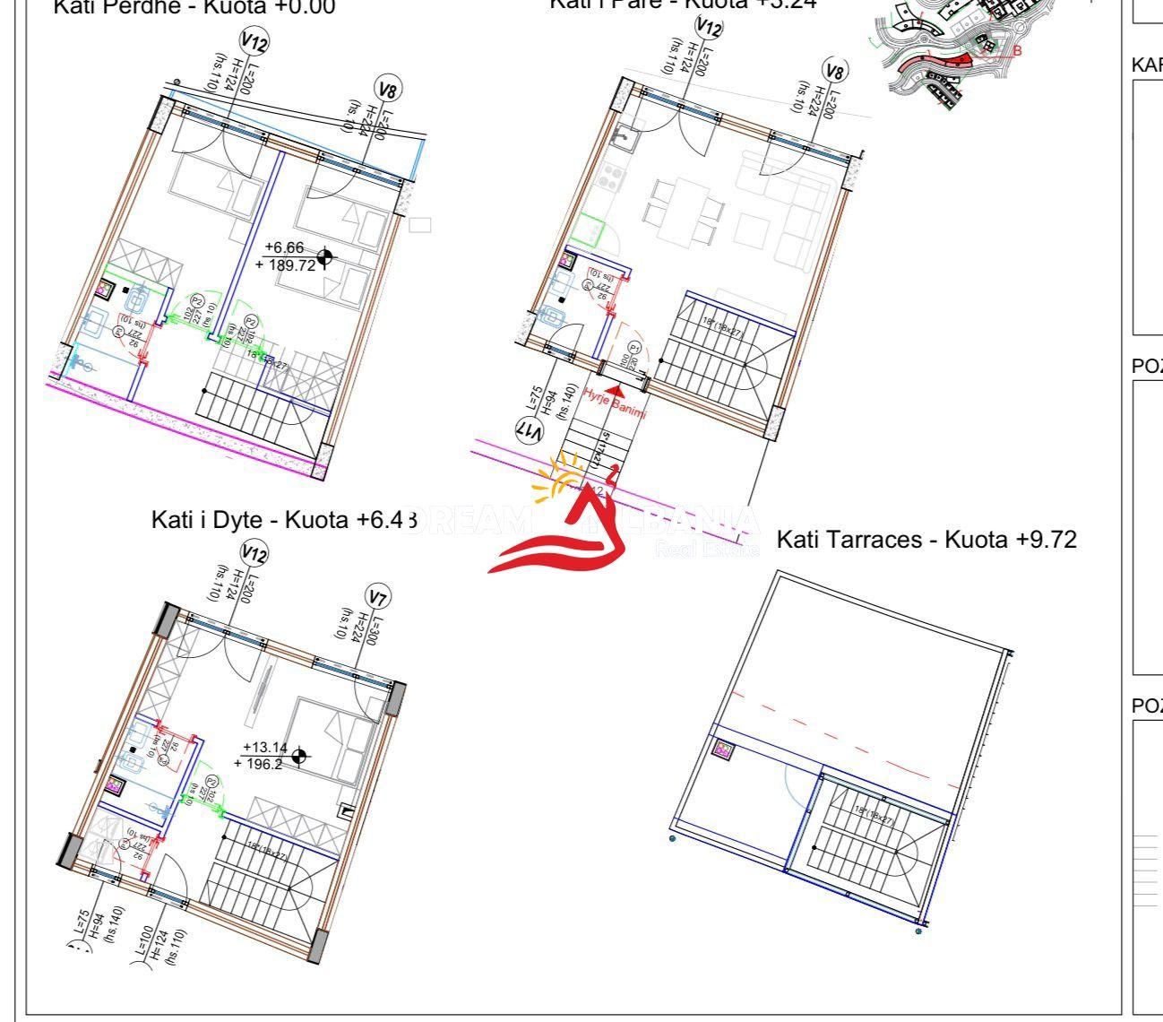 Apartament triplex tek Residenca Kodra e Diellit 2 (ID 4131495)