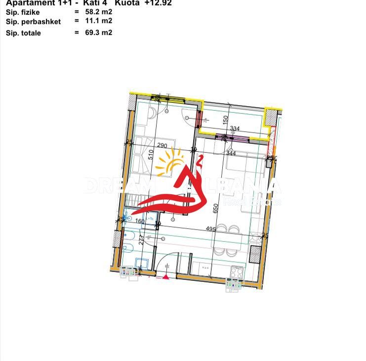 Apartament 1+1 Ne Shitje Ne Paskuqan (ID 41111525) 3