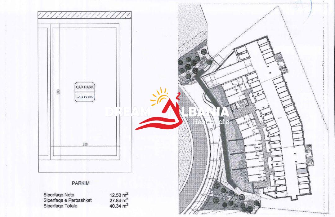 SHITET Apartament 2+1+Verand+Parkim ne Green Coast, Palas, Himare (ID 41212154)