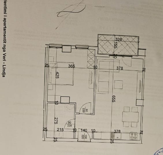 Apartament 1+1 ne Shitje Rruga Dritan Hoxha, Kompleksi Aura ne Tirane (ID 41111108)