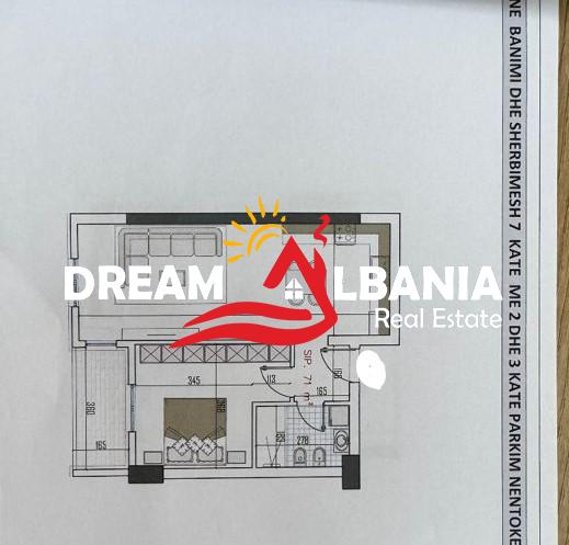 Shitet apartament 1+1 ne Babrru, Monark Residence (ID 41111555)