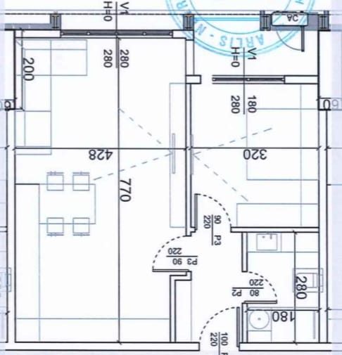 Apartament 1+1 ne Shitje Rruga e Kosovareve, Prane Parkut Olimpik (ID 41111563)