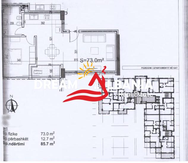 Apartamente Kleringu 1+1 ne shitje ne Rezidencen Poseidon ne Lungomare ne Vlore (ID 4111787) 3
