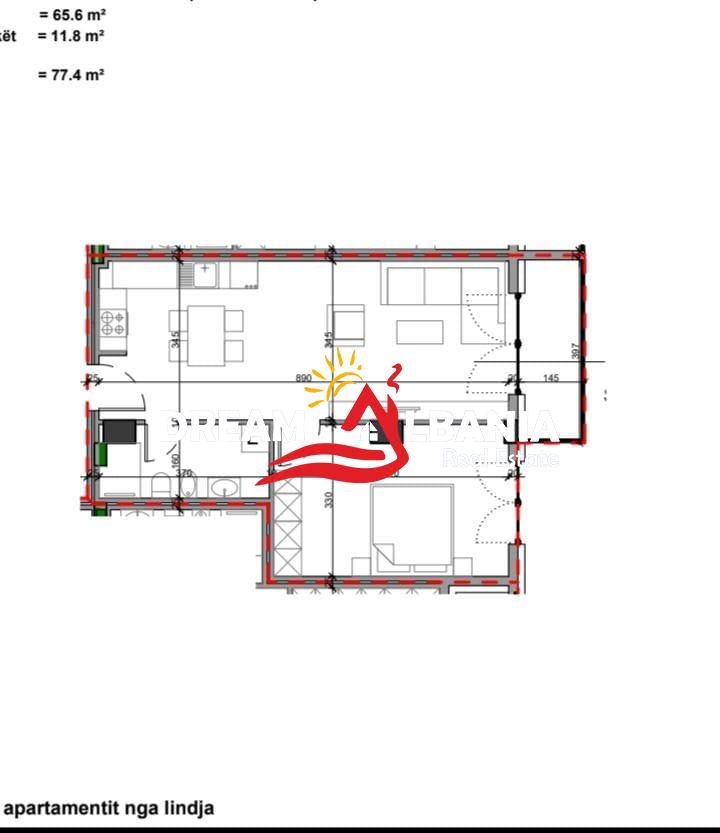 Shiten 5 Apartamente 1+1 tek Ministria e Jashtme, Sol Residence (ID 41111100) 4