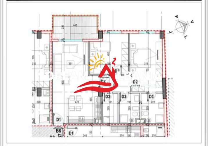 Apartament 2+1+2 per Shitje ne Laprake tek Kompleksi E 88 ( ID 41211967 )