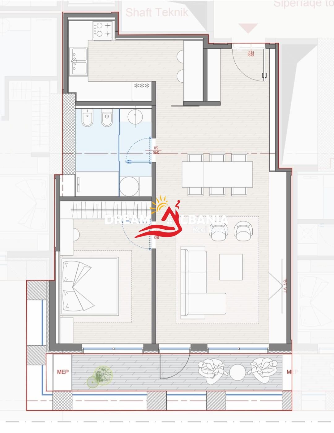 Apartament 1+1 ne Shitje Tek Kompleksi Manhattan, Zogu i Zi Tirane (ID 41111604 ) 2