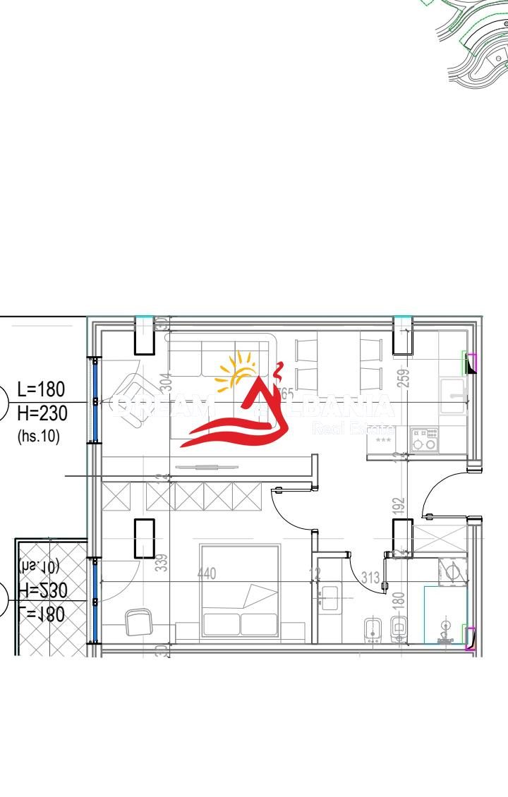 Apartament 1+1 tek Residenca Kodra e Diellit 2 (ID 41111544)