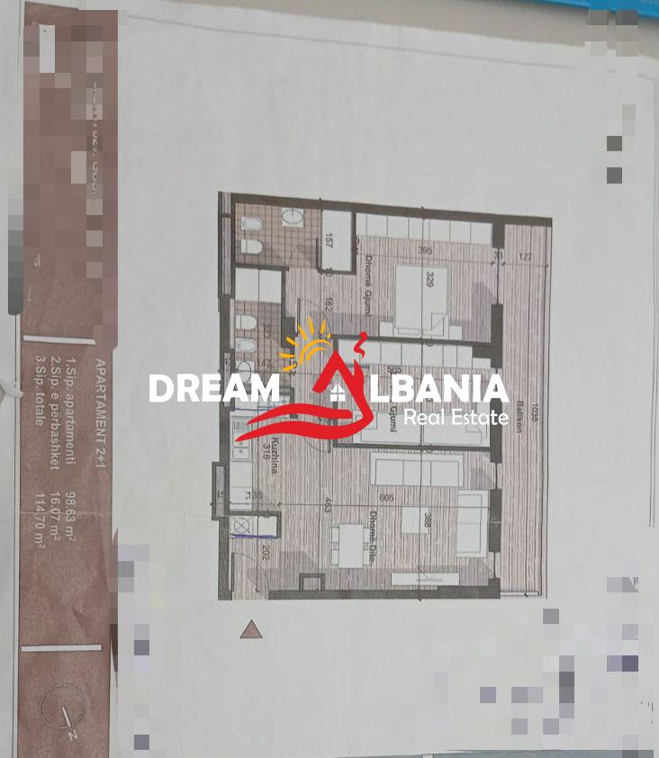 Shitet apartament 2+1 tek Univers City, Tirane (ID 41212259) f