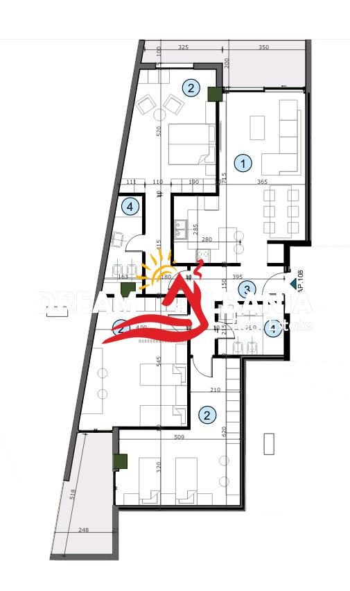 Shitet apartament 3+1+2 ne zonen e Mezezes prane Rruges Jorgji Kushi (ID 4131511)