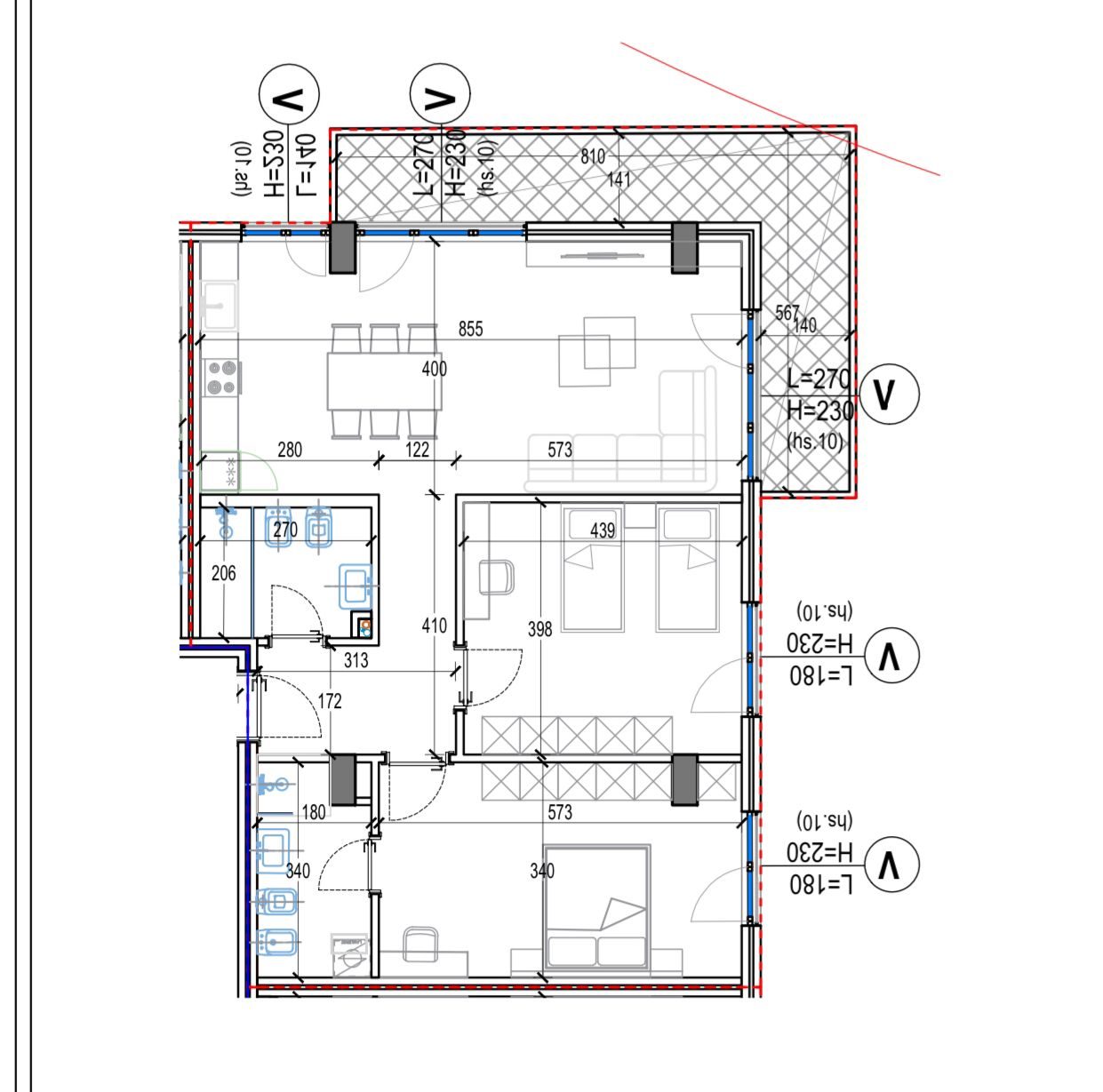 Apartament 2+1+2wc ne shitje tek Rezidenca “Kodra e Diellit”, Tirane (ID 41212019) 2