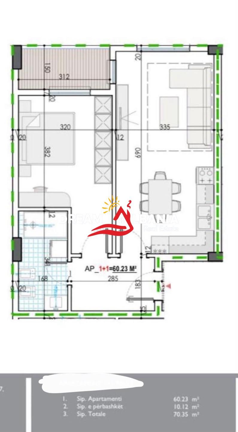 Apartament 1+1 Ne Shitje Te Kamez (ID 41111594) 3