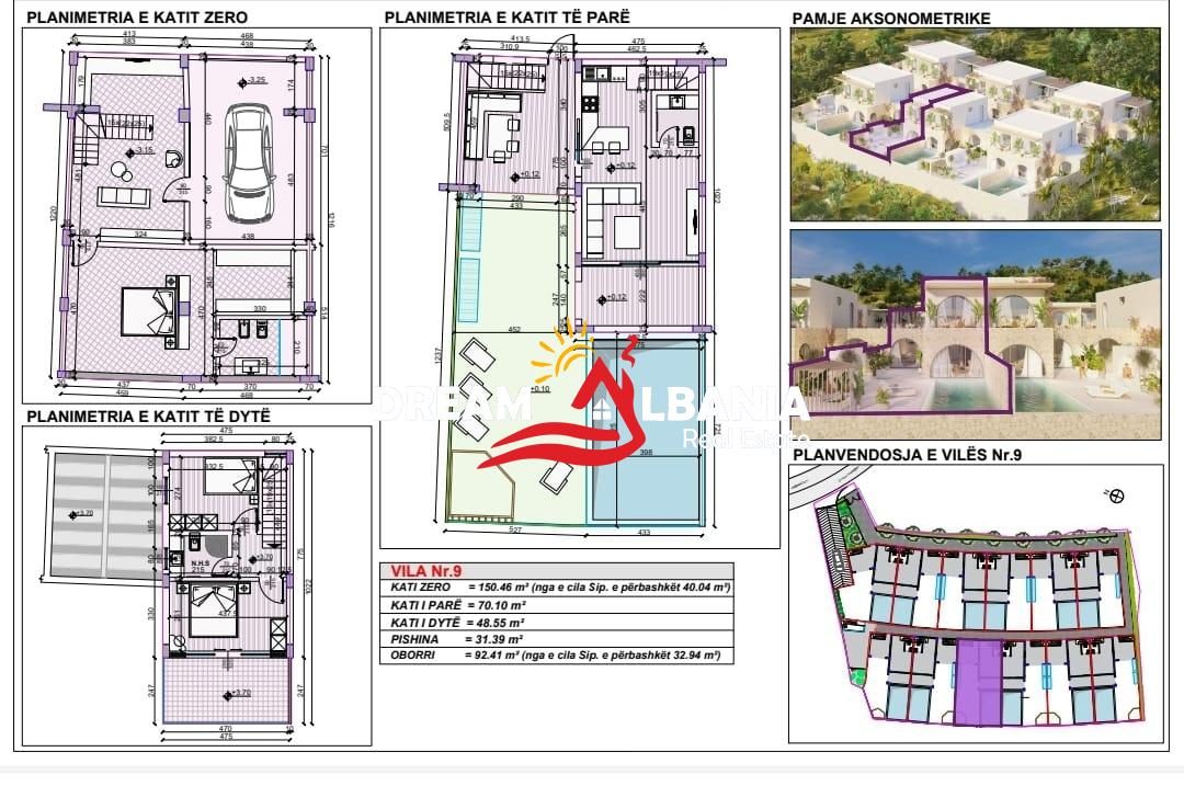 7 Vila 3- Kateshe ne Shitje me Pishine dhe Oborr ne Drimadhe, prane Sarajet e Pashait (ID 4151167 ) 3