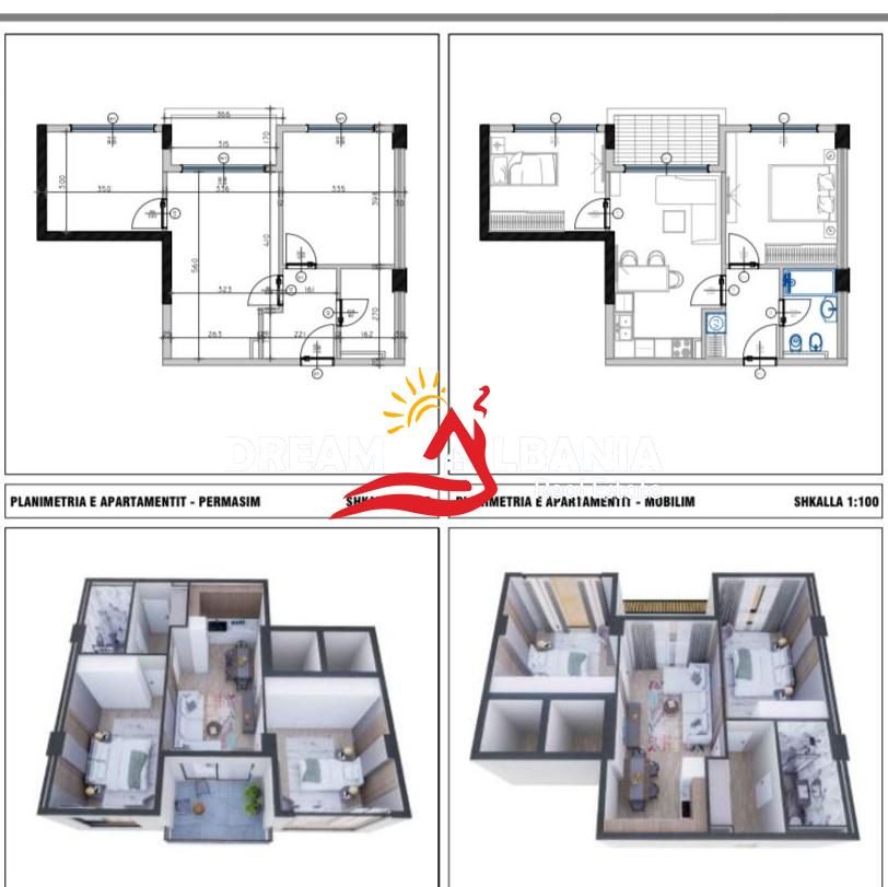 Apartamente 2+1 ne Golem prane Epidamn White Sensation (ID 41212224) 3
