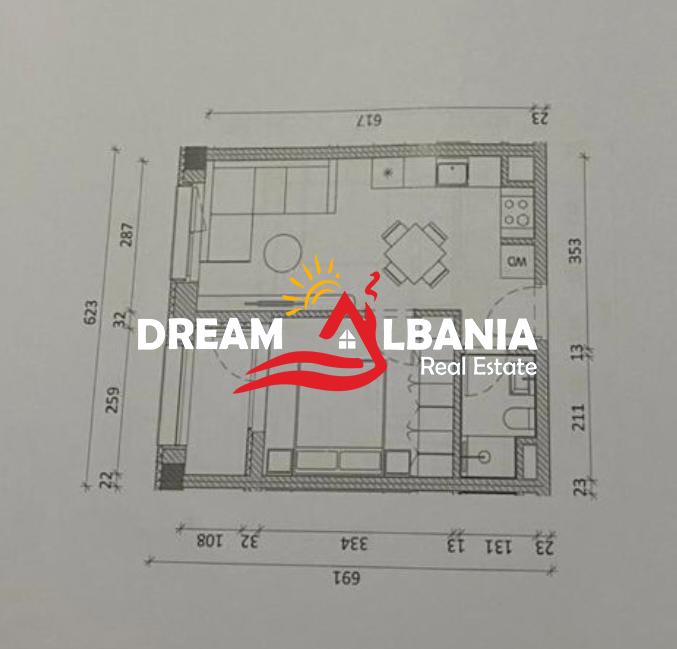 Shiten 23 Apartamente 1+1 ne Rezidencen Kadiu, Ali Demi (ID 41116108)