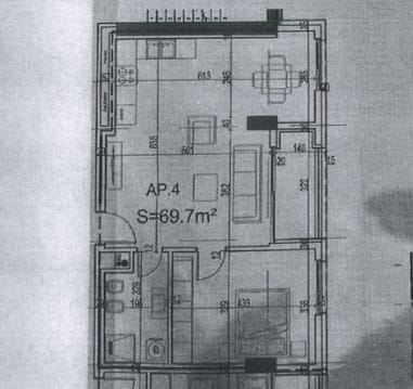 Apartament 1+1 ne Shitje ne Lungomare (ID 41111021)