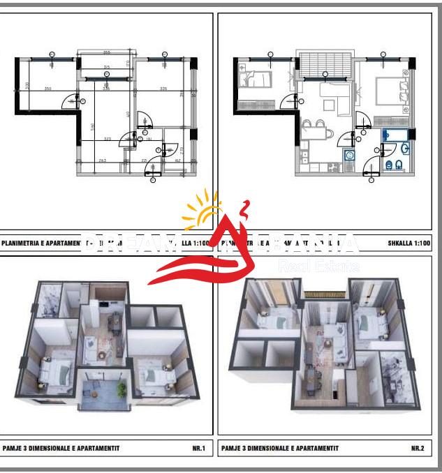 Apartamente 2+1 ne Golem prane Epidamn White Sensation (ID 41212224) 4