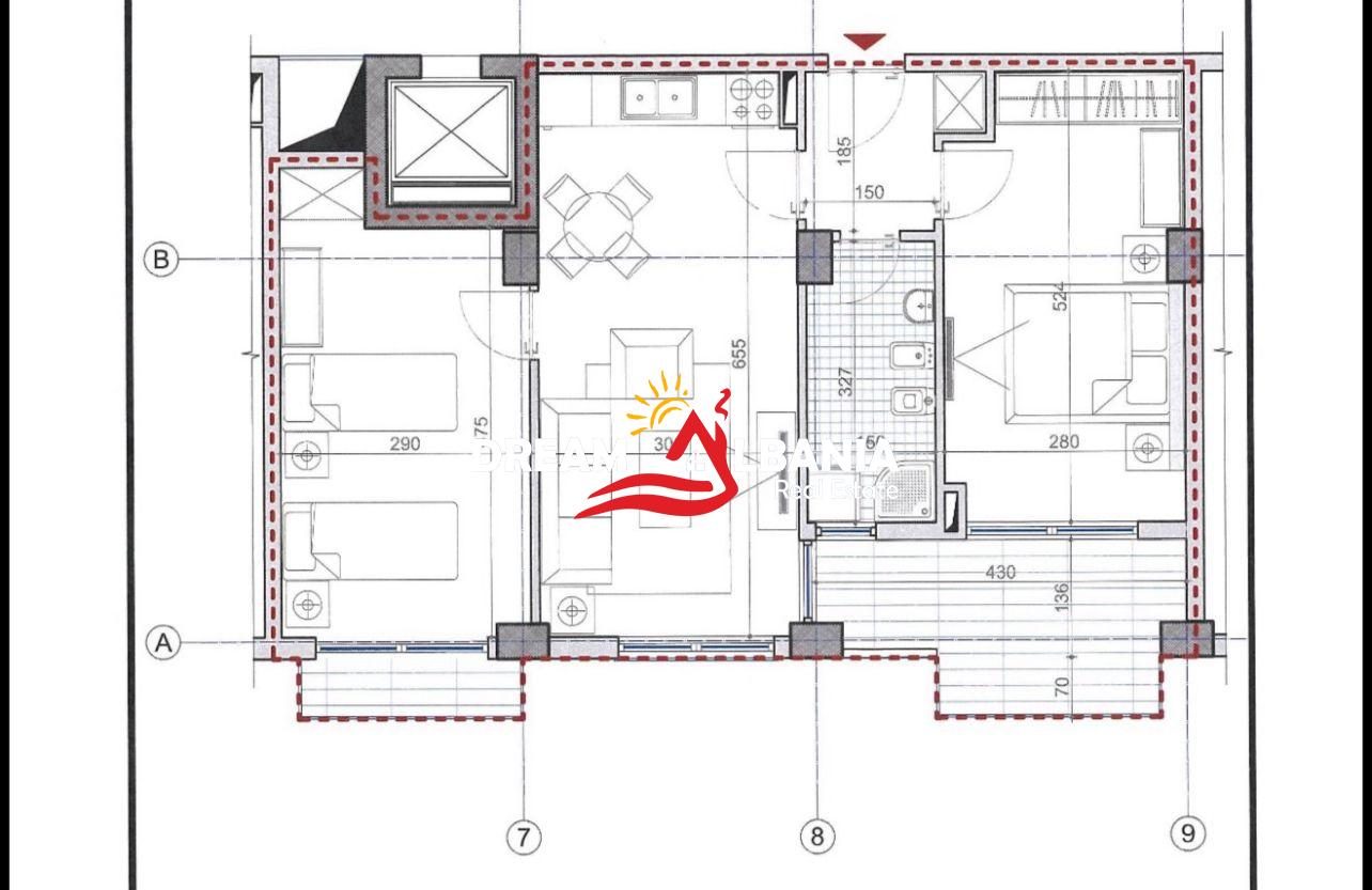 Apartament 2+1 ne Shitje i perfunduar, ne Shengjin (ID 41212227) 3