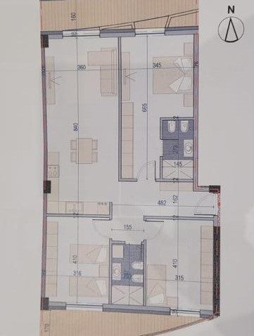Shitet Apartament 3+1+2 +2Post Parkimi ne Qender tek “Residenca Mine Peza” ne Tirane ( ID 4131347 ) 1