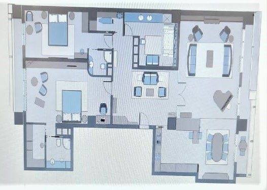 Apartament 3+1 ne shitje tek Ambasador 3 ne rrugen Dervish Hima ne Tirane (ID 4131164)