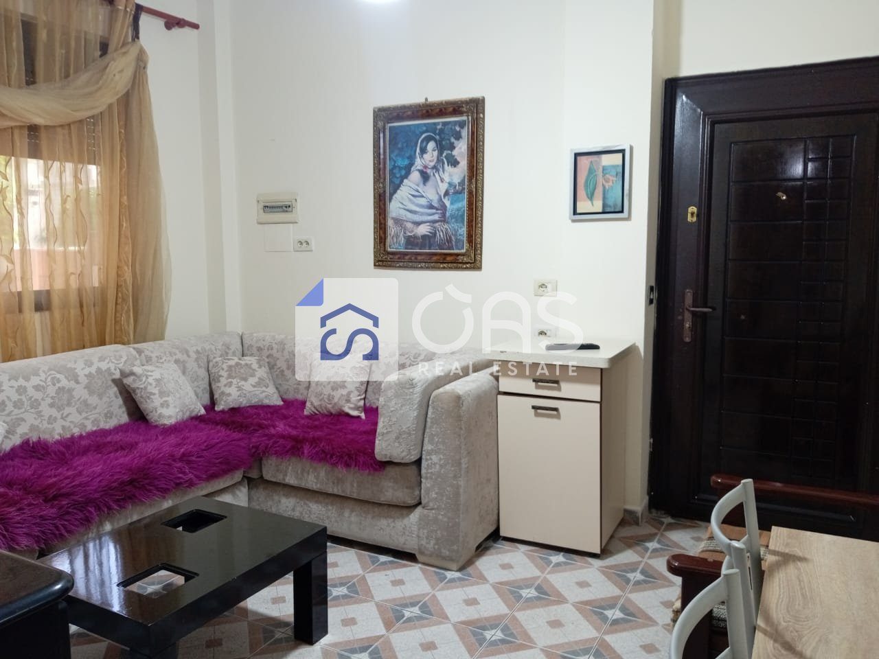 Apartament 1+1 Me Qira në Rrugën Siri Kodra, Tiranë - 450€ | 1+1
