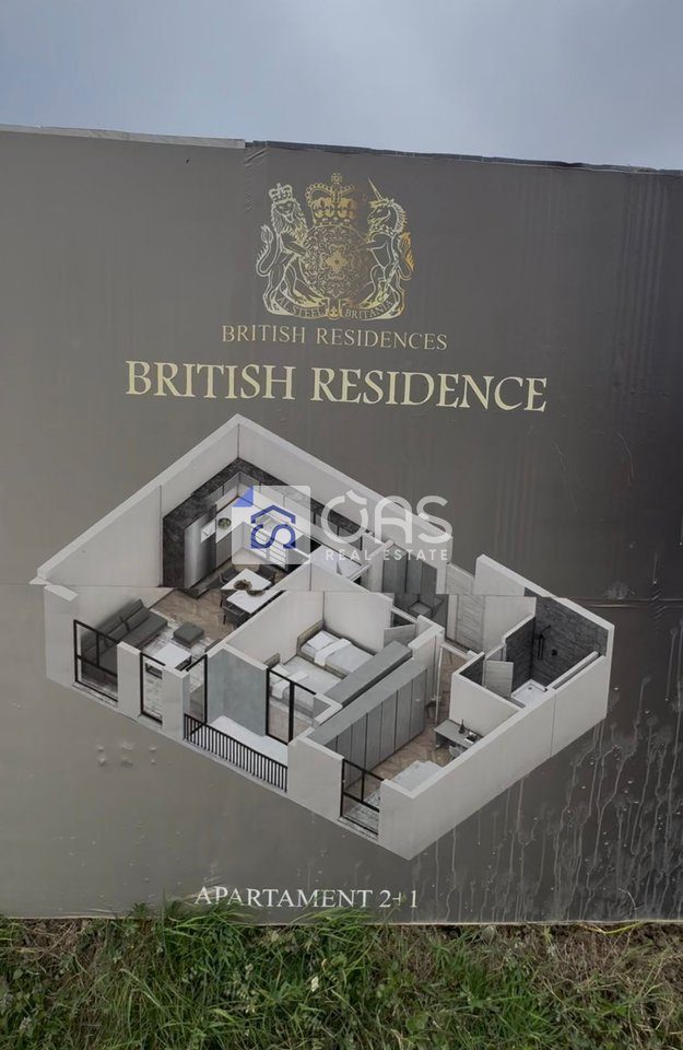 Shitet apartament 2+1 ME KREDI ne Paskuqan " British 2 ". 2