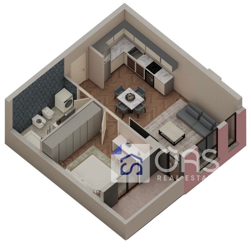 Shitet apartament 1+1 ne Paskuqan tek Shehu 2 65.000 euro