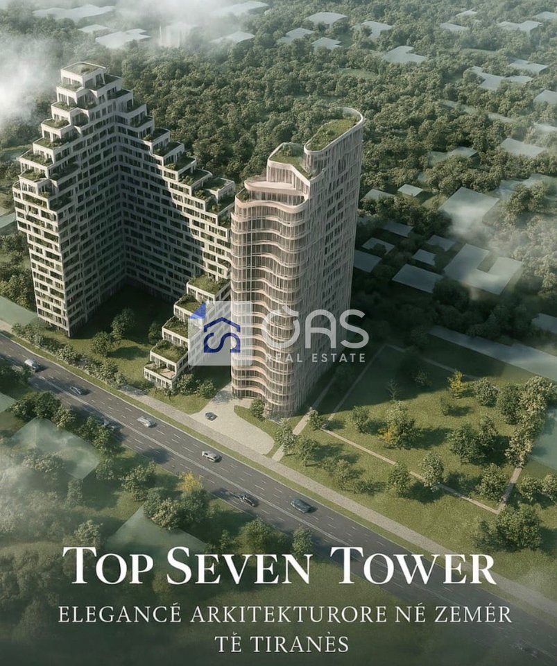 Shitet apartament 2+1 ne Zog te Zi "Top Seven Tower" 269.000 euro