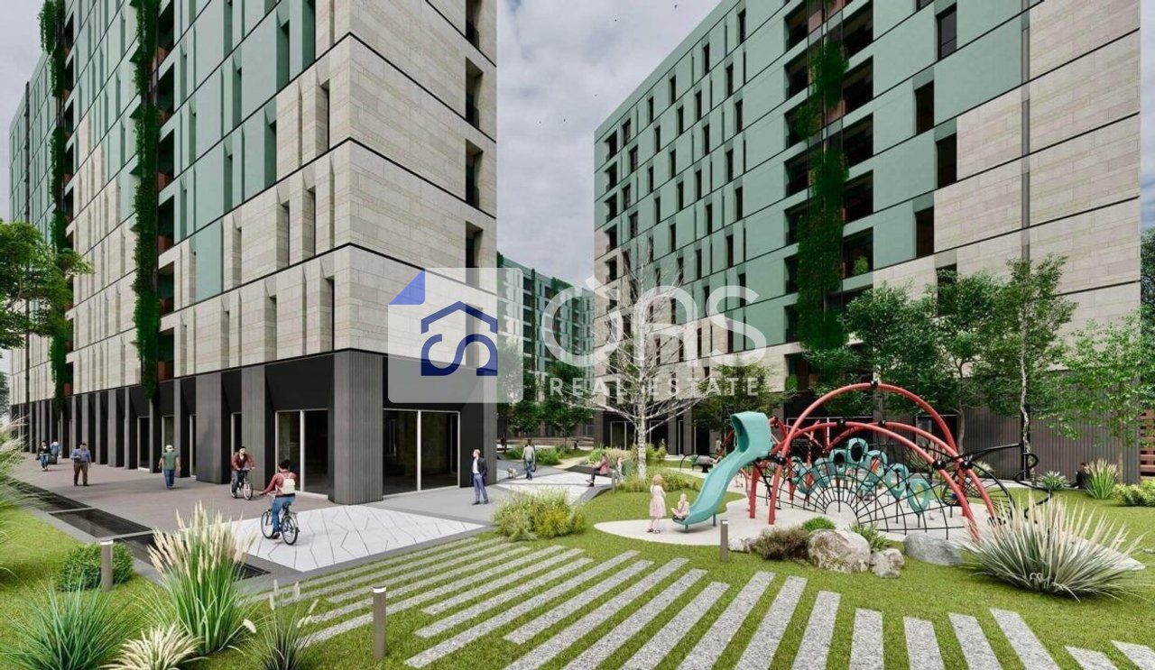 Shitet apartament 2+1+2 tek Ish Parku i Autobuzave (Riverside Residenc)