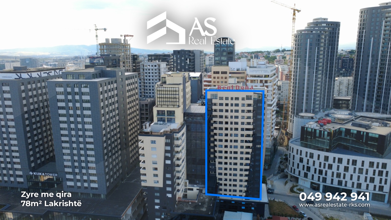 Zyre 78m² me Qira në Lakrishtë