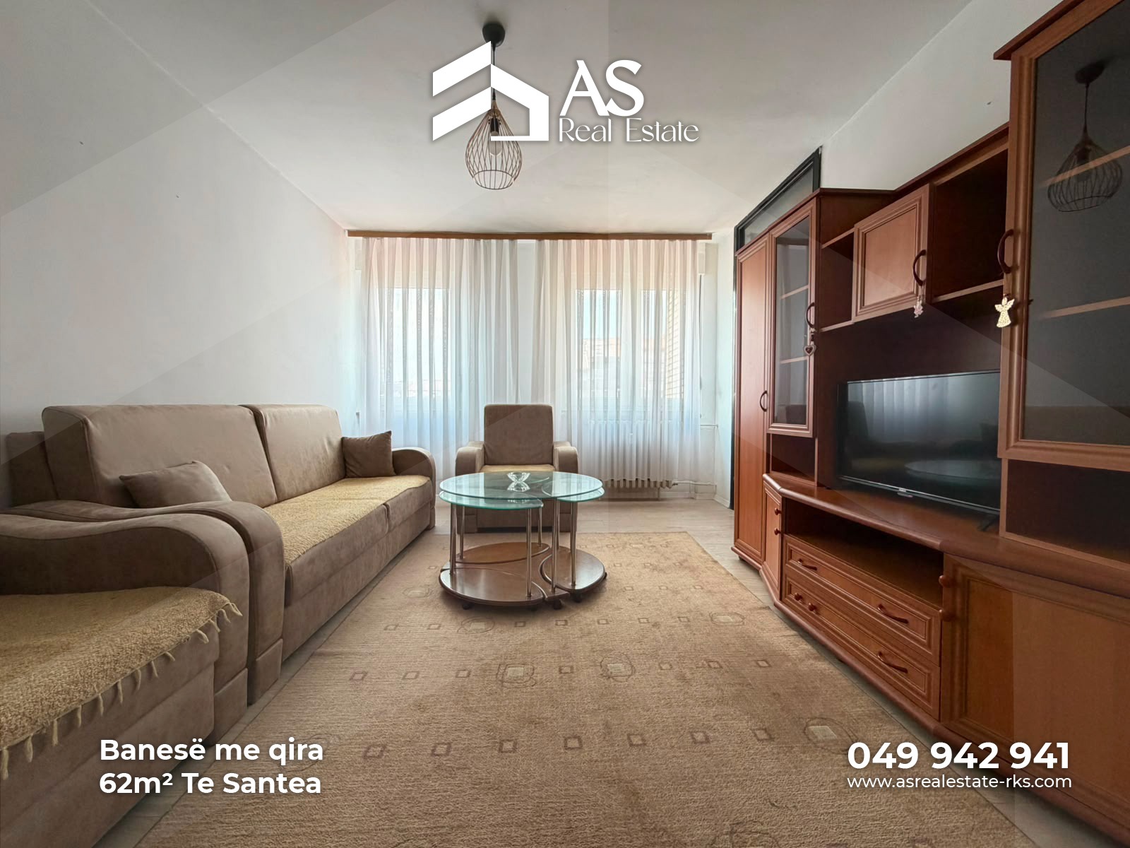 Banesë 62m² me qira në Dardani