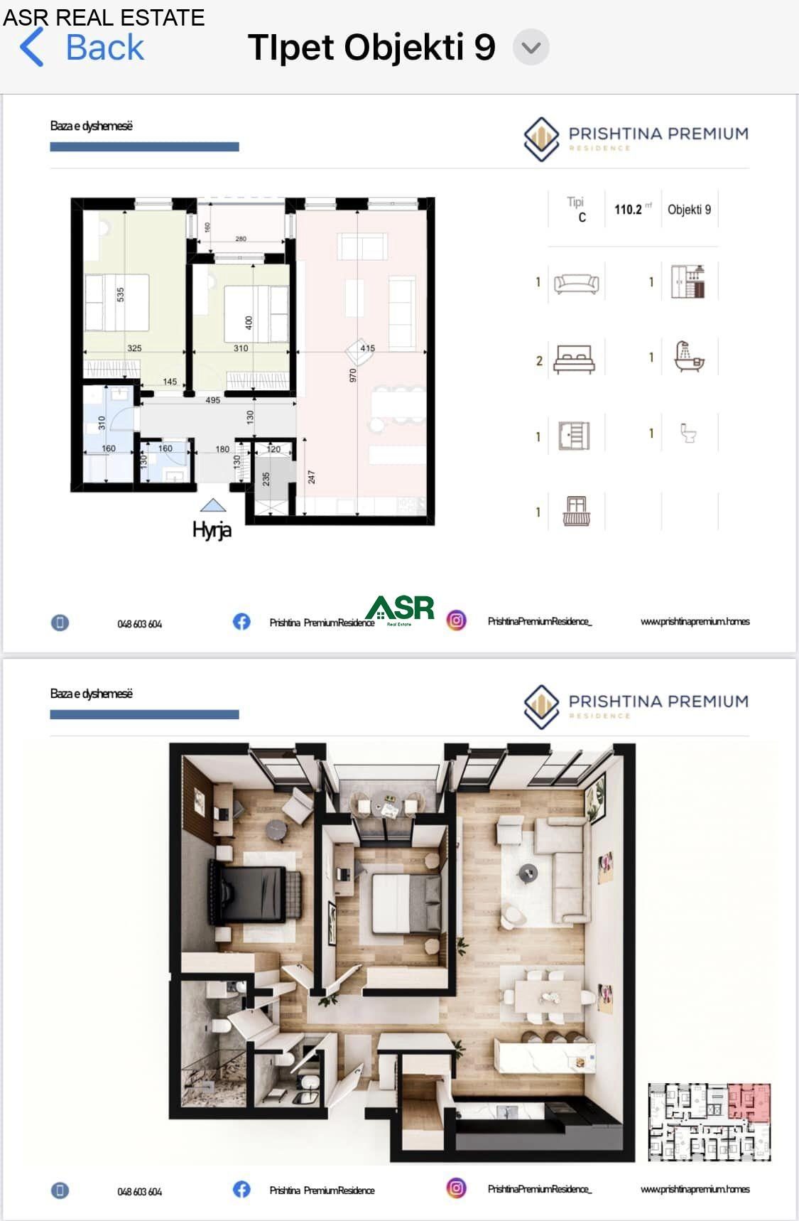 Ofrohen per shitje banesat në kompleksin Prishtina Premium Residence ne lagjen Prishtina e Re. 3