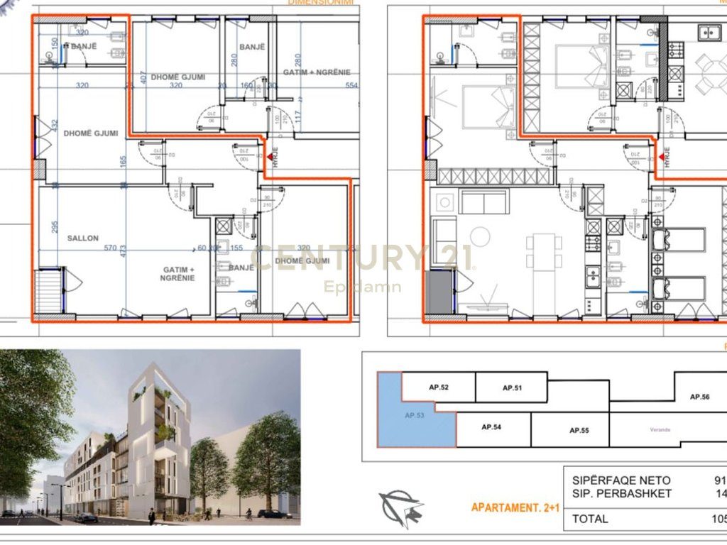 Iluminar Residence - Apartament 2+1+2 për shitje !! 4