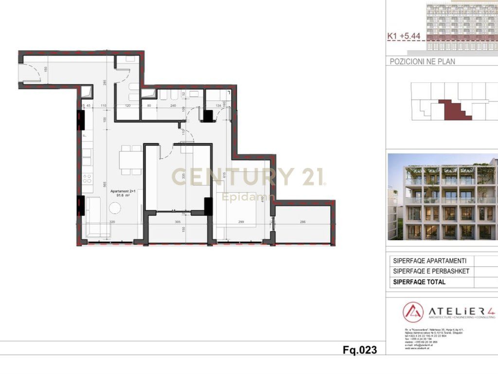 EXCLUSIVE ! Apartament 2+1 për shitje - Rezidenca “Mes Pishave” Mali i Robit !!