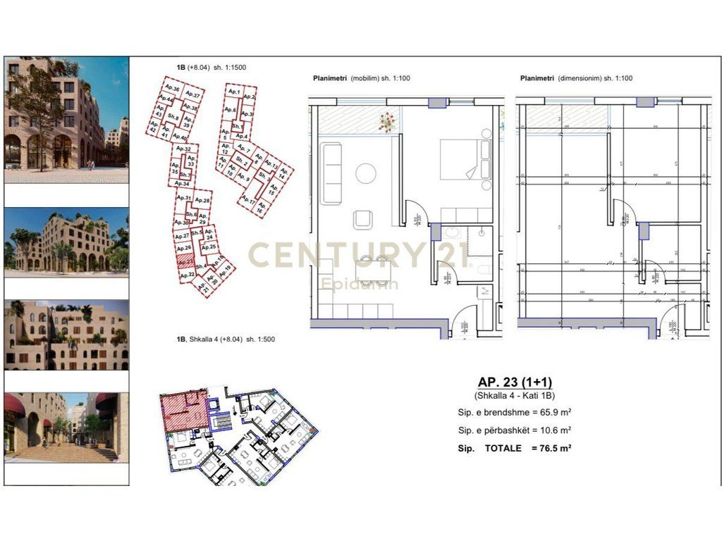 APARTAMENT 1+1 PER SHITJE TEK MARINA CITY PARK, SARANDE !! 2