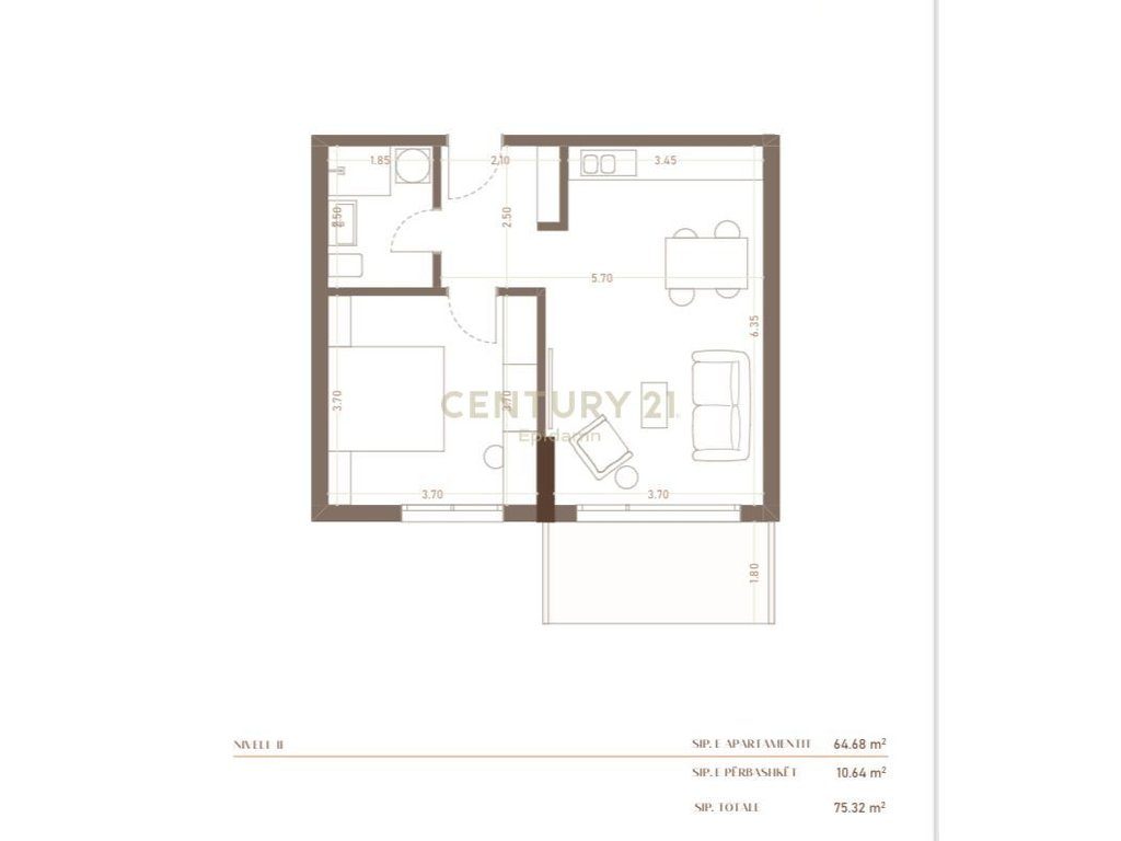 Apartament për Shitje tek residenca ''HERA ''!
Mundesi pagese me keste ! 3