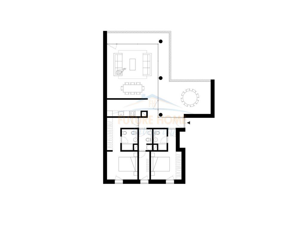Shitet, Apartament 2+1+3+2 Poste parkimi, By Long Hill Residence, Tiranë. 4